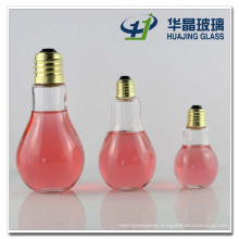 400ml 250ml 100ml Glass Bottle Bulb Shape Glass Bottle